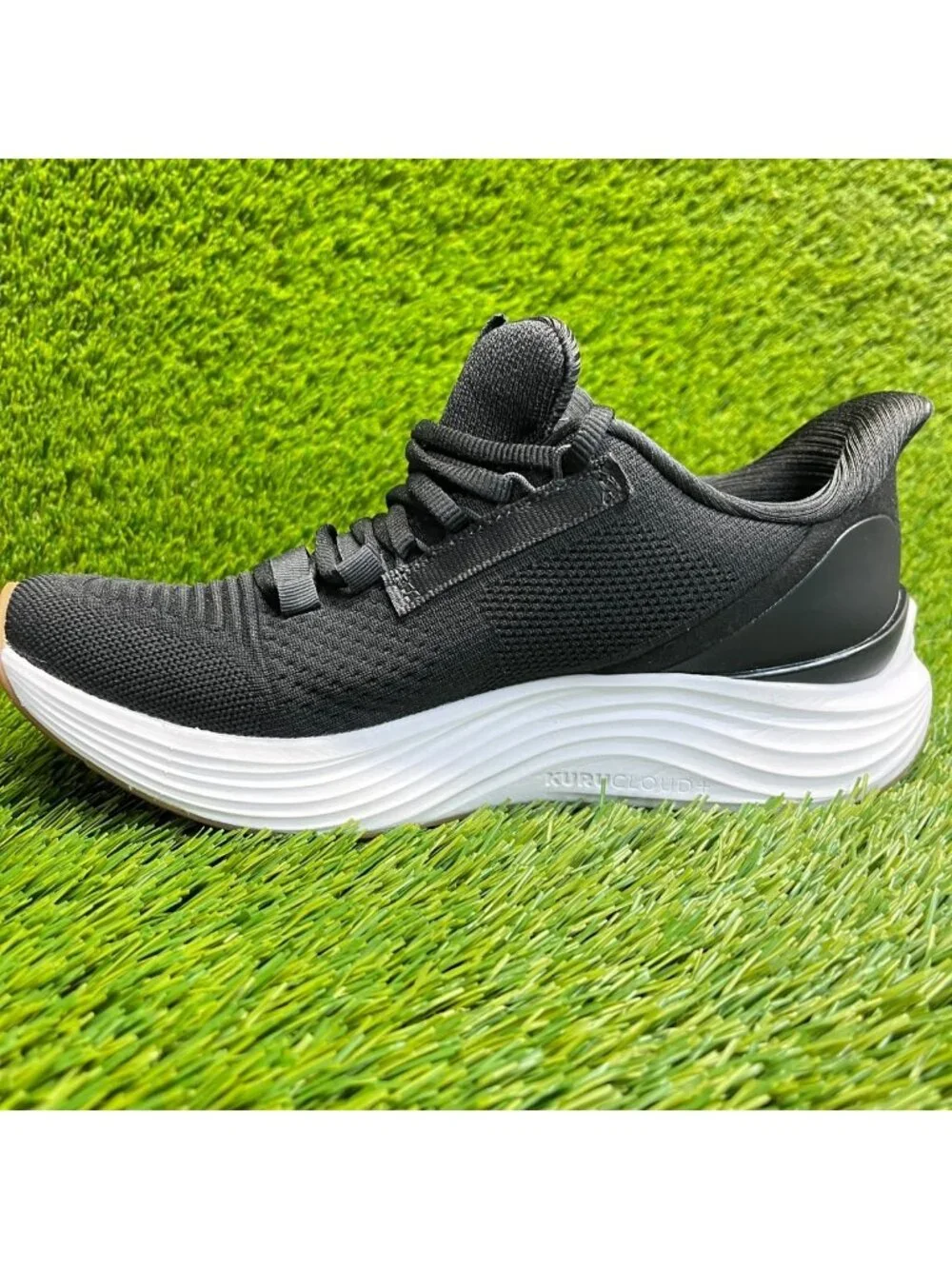 Kuru Atom 2 Womens Size 8.5 Black White Athletic Running Walking Shoes Sneakers
